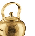Taima jug from Al Saif, durable and elegant, ideal for serving tea of ​​various sizes and colors - gold - 2 liters