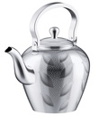 Taima jug from Al Saif, durable and elegant, ideal for serving tea of ​​various sizes and colors - chrome - 1.6 liters
