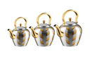 The Taima jug from Al Saif is durable and elegant, ideal for serving tea of ​​various sizes and colors - two colors - set of 3 pieces