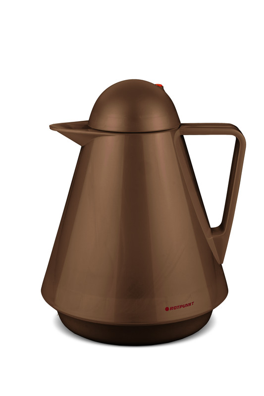 Al Saif Thermos for coffee and tea from Rotpunkt / Elegant design that suits all tastes / Made to maintain the heat of drinks for long hours / Ideal for daily use at home or office / Brown color, capacity 1 liter