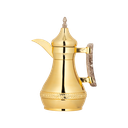 ترمس كيناز قهوة وشاي استيل من السيف / تصميم أنيق يناسب جميع الأذواق / مصنوع للحفاظ على حرارة المشروبات لساعات طويلة / مثالي للاستخدام اليومي في المنزل أو المكتب / متعدد الالوان والمقاسات - 1 لتر - ذهبي