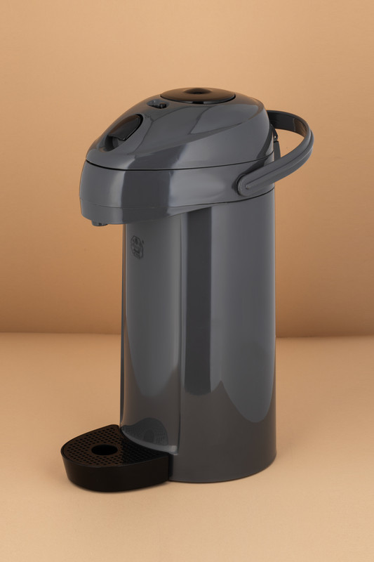 ترمس قهوة وشاي من السيف / تصميم أنيق يناسب جميع الأذواق / مصنوع للحفاظ على حرارة المشروبات لساعات طويلة / مثالي للاستخدام اليومي في المنزل أو المكتب / متعدد الالوان - 1.9 لتر - رمادي