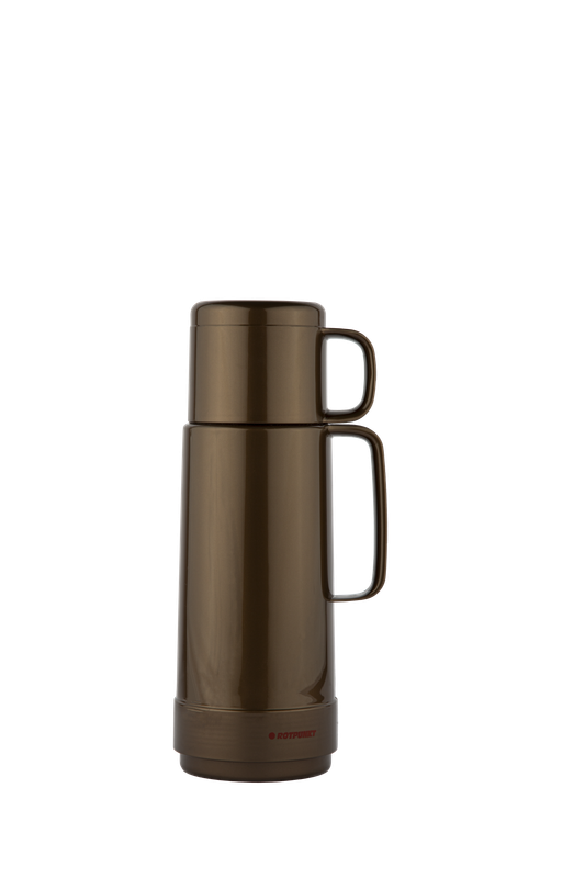 Al Saif Thermos for coffee and tea from Rotpunkt / Elegant design that suits all tastes / Made to maintain the heat of drinks for long hours / Ideal for daily use at home or office / Dark brown color, capacity 0.5 liters