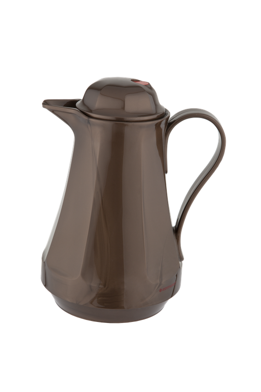 Al Saif Thermos for coffee and tea from Rotpunkt / Elegant design that suits all tastes / Made to maintain the heat of drinks for long hours / Ideal for daily use at home or office / Brown color, capacity 1 liter