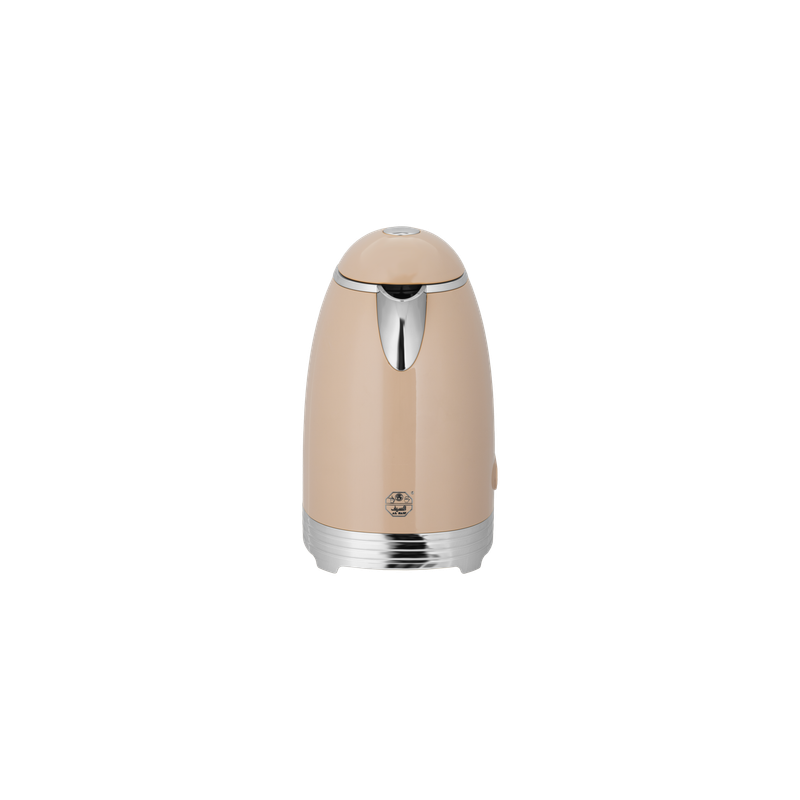 طقم ندى للقهوة وشاي قطعتين من السيف / تصميم أنيق يناسب جميع الأذواق / مصنوع للحفاظ على حرارة المشروبات لساعات طويلة - بني/كروم