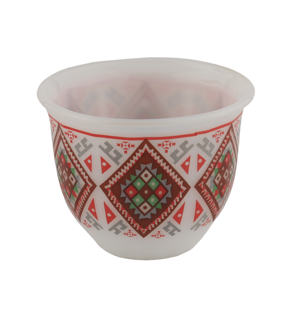 Korean coffee cup set from Al Saif, 12 pieces - large