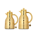 Two-piece Talah coffee and tea set from Al Saif / Elegant design to suit all tastes / Made to maintain the heat of drinks for long hours / Ideal for daily use at home or office / Multi-color - Gold