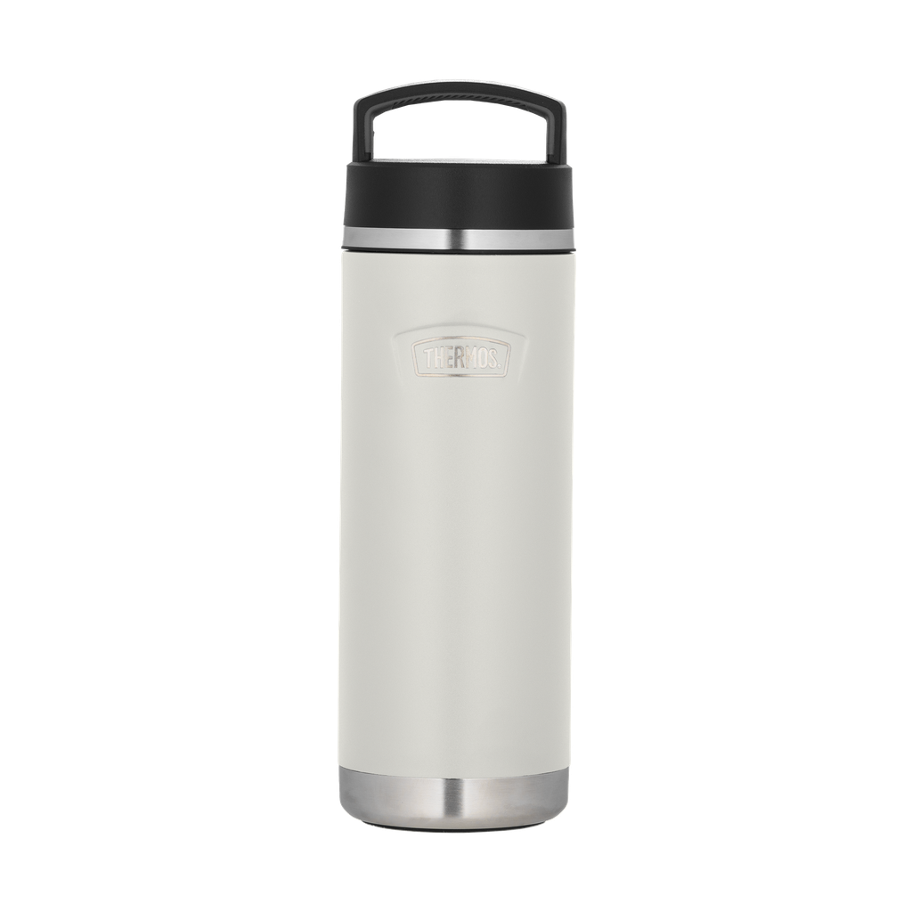 Thermos Steel Thermal Flask for Coffee and Tea / Made to keep drinks hot for long hours / Stainless Steel - 710 ml - White Gray