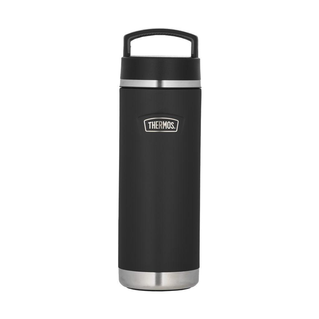 Thermos Steel Thermal Flask for Coffee and Tea / Made to keep drinks hot for long hours / Stainless Steel - 710 ml - Black