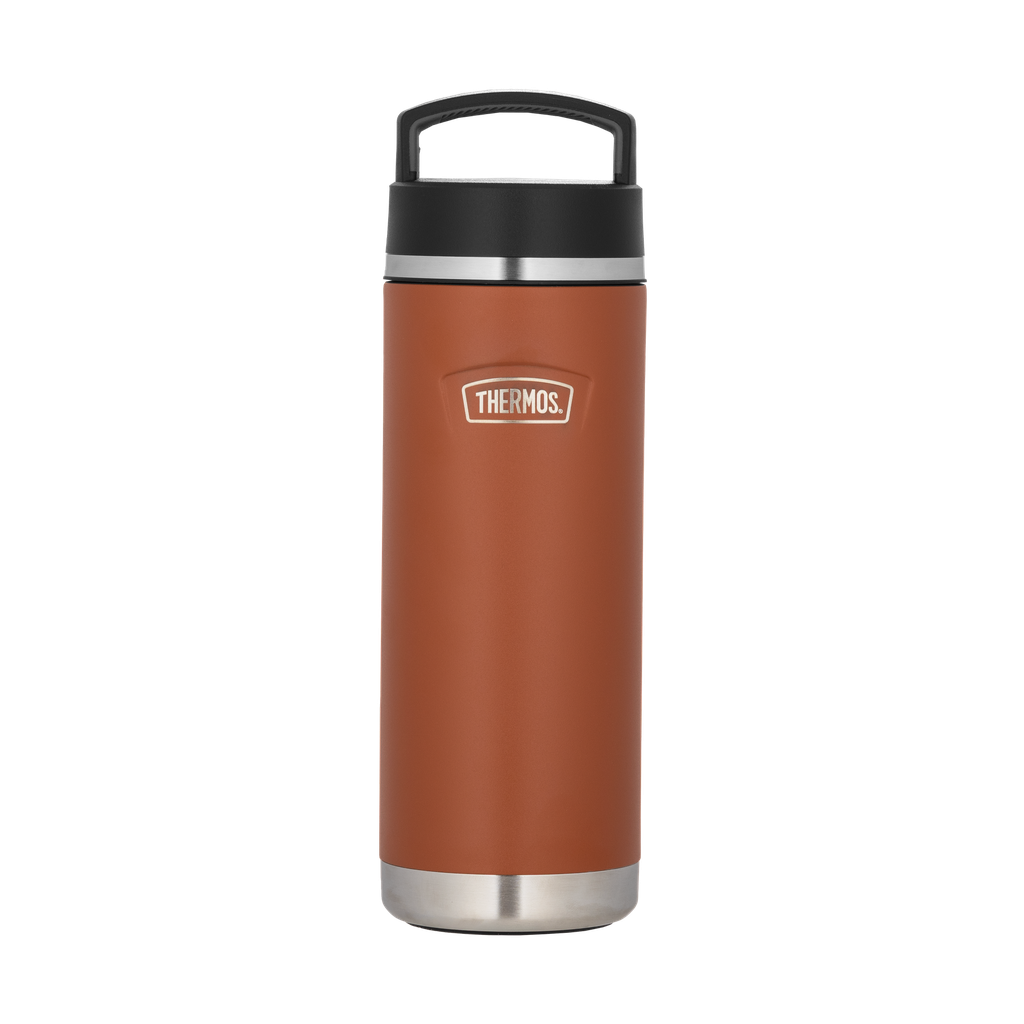 Thermos Steel Thermal Flask for Coffee and Tea / Made to keep drinks hot for long hours / Stainless Steel - Brown - 710 ml