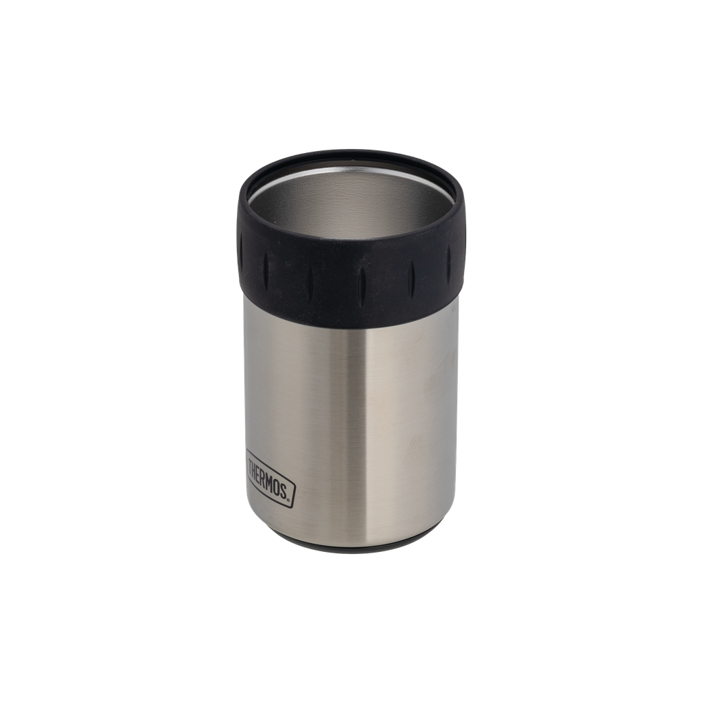 Alsaif steel cup holder from Theroms / elegant design that suits all tastes / made to preserve the heat of drinks for long hours, 355 ml - steel / black