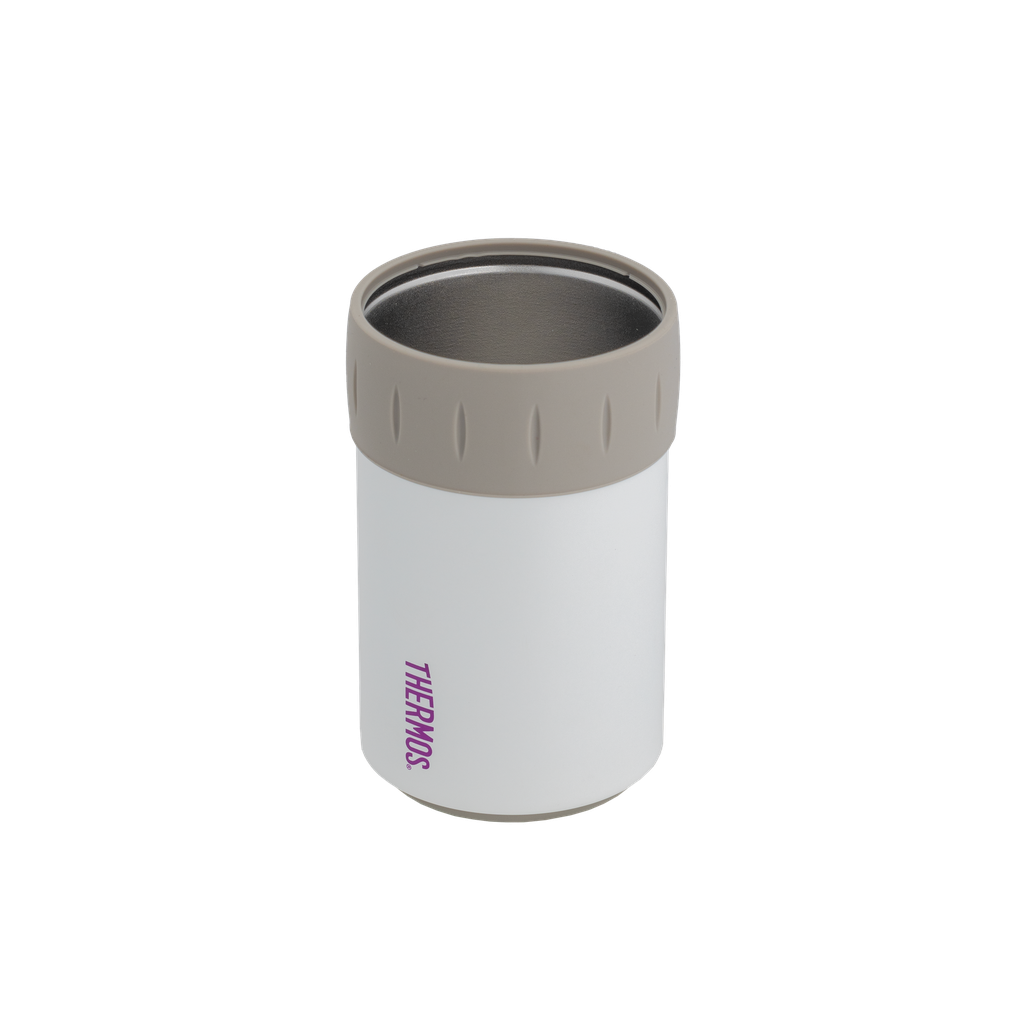Alsaif steel cup holder from Theroms / elegant design that suits all tastes / made to preserve the heat of drinks for long hours, 355 ml - white