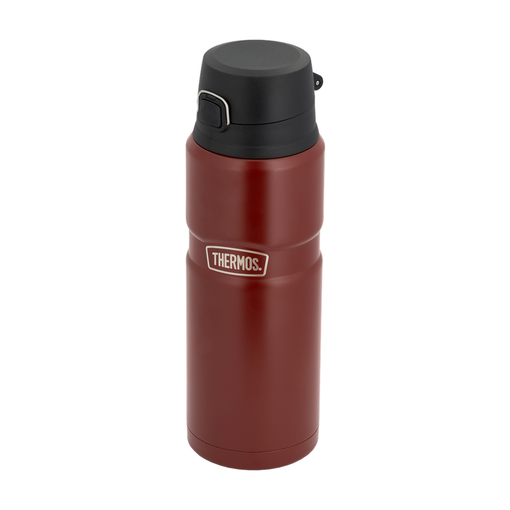 Thermos Steel Thermal Flask for Coffee and Tea / Made to maintain the heat of drinks for long hours, Capacity 710 ml - Red