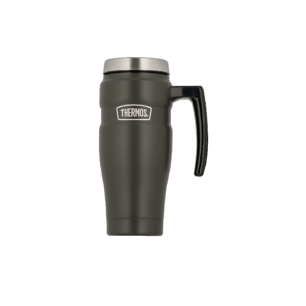 Thermos Steel Thermal Flask for Coffee and Tea / Made to maintain the temperature of drinks for long hours, Capacity 470 ml - Green