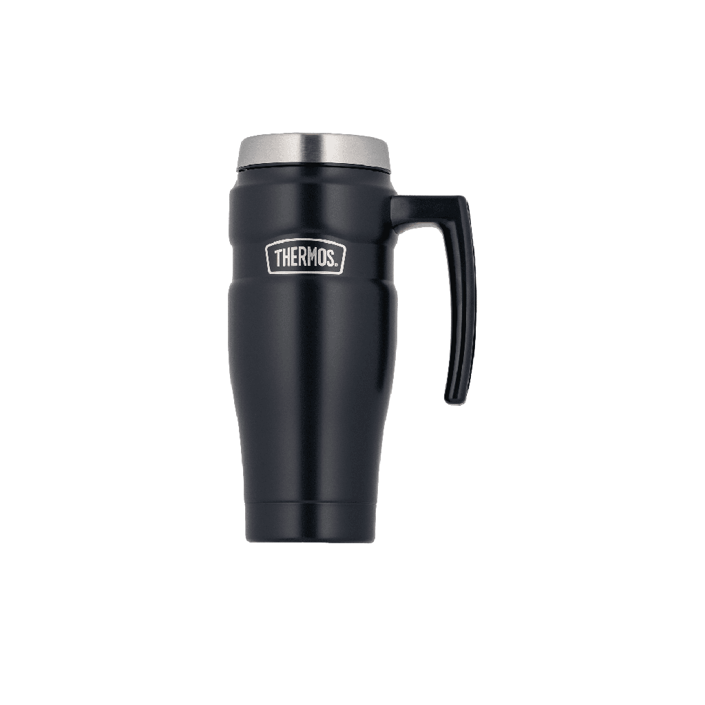 Thermos Steel Thermal Flask for Coffee and Tea / Made to keep drinks hot for long hours, Capacity 470 ml - Dark Blue
