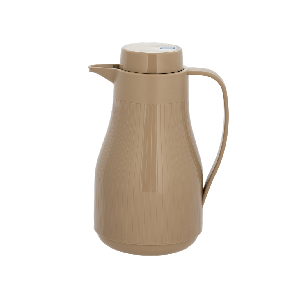 Thermos for coffee and tea from Al Saif Blue / elegant design to suit all tastes / capacity of 1 liter - beige