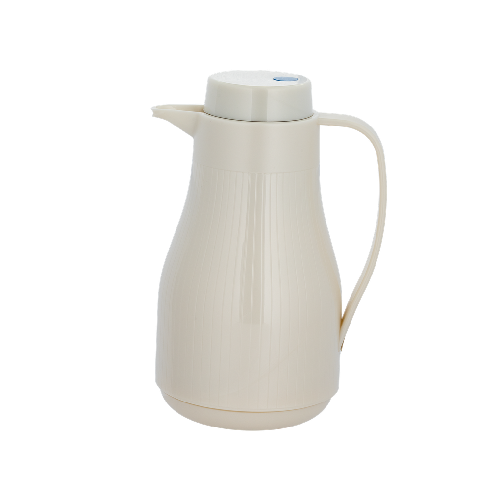Thermos for coffee and tea from Al Saif Blue / elegant design to suit all tastes / capacity of 1 liter - white