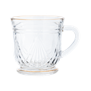 Tea bag, 4 pieces, from Al Saif, 120 ml, transparent - gold - second pattern