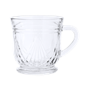 بياله شاي 4 قطع من السيف 120مل شفاف - فضي - النقشة الثانية