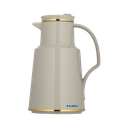 Thermos for coffee and tea from Al Saif Blue / elegant design to suit all tastes, capacity of 1 liter - gray / gold