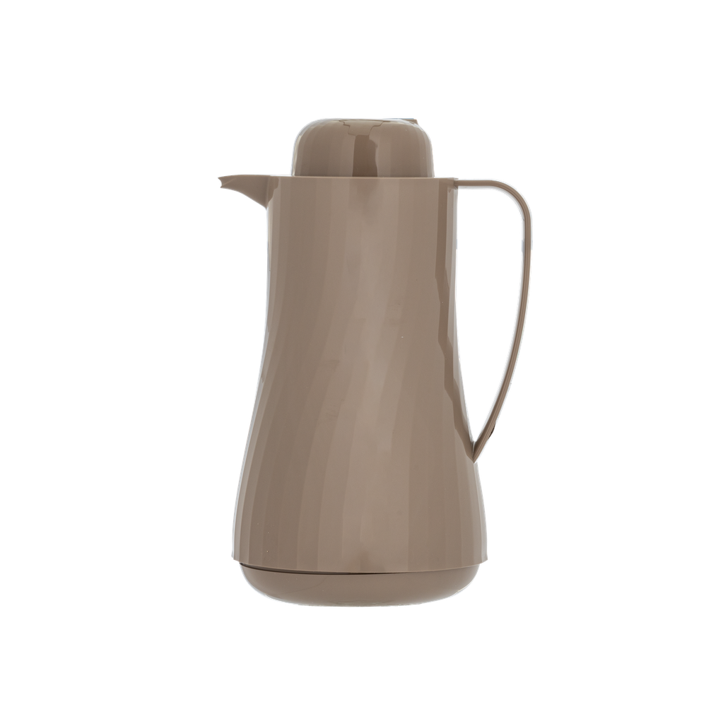 Thermos for coffee and tea from Al Saif Blue / elegant design to suit all tastes / capacity of 1 liter - brown