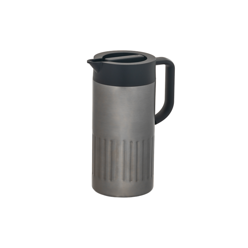 Clara two-piece coffee and tea set from Al Saif / Elegant design to suit all tastes / Made to maintain the heat of drinks for long hours / Ideal for daily use at home or office / Multi-colored - stainless steel