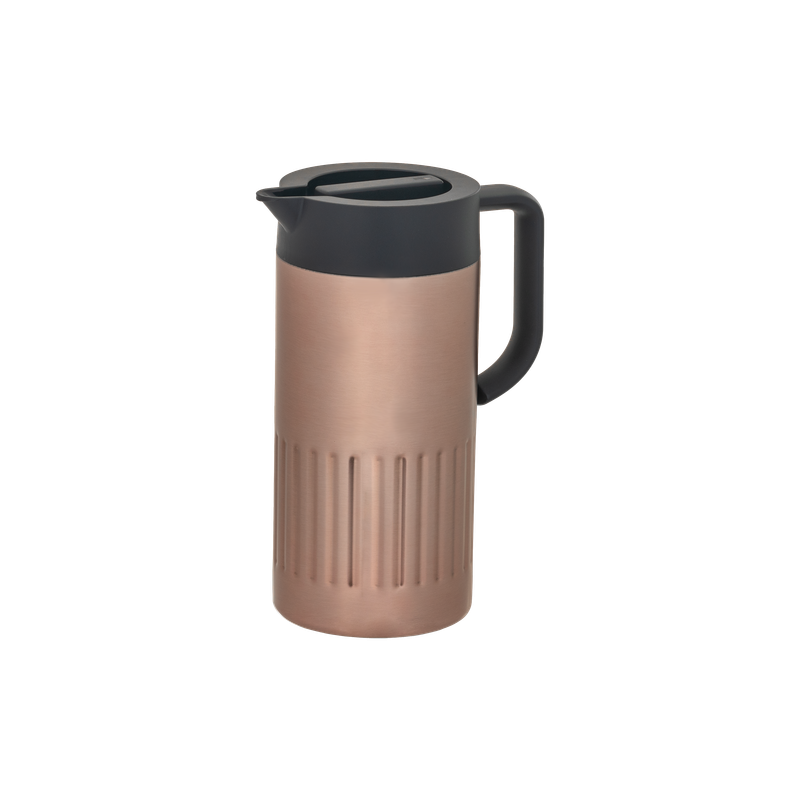 Clara two-piece coffee and tea set from Al Saif / Elegant design that suits all tastes / Made to maintain the heat of drinks for long hours / Ideal for daily use at home or office / Multicolor - Gray