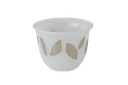 Korean coffee cup set from Al Saif, 12 pieces - large - silver