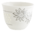 A set of coffee cups (Lilia) 12 pieces from Al Saif - silver - third shape
