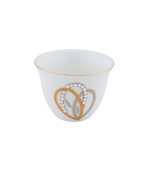 A set of coffee cups (Ahlam) 12 pieces from Al Saif - first engraving