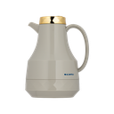 Al Saif Thermos for coffee and tea from Al Saif / Elegant design that suits all tastes / Made to maintain the heat of drinks for long hours / Ideal for daily use at home or office / Gray/gold color, capacity of 1 liter