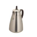 Shahad thermos for coffee and tea from Al Saif / Elegant design to suit all tastes / Made to maintain the heat of drinks for long hours - wooden champagne - 1 liter
