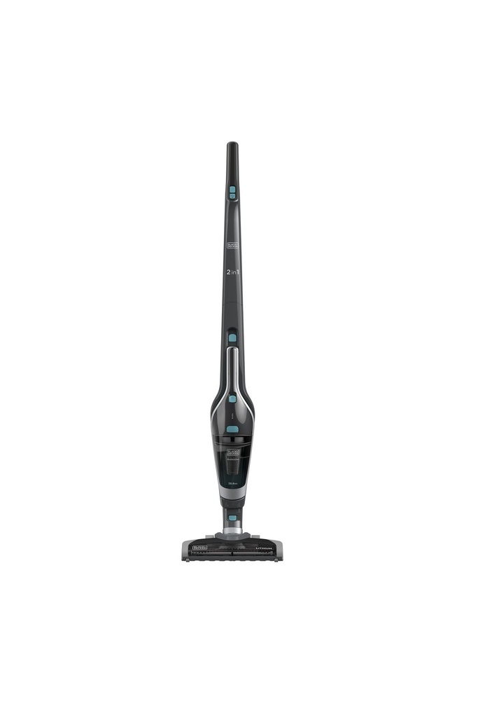Black & Decker Cordless Vacuum, 500ml, Blue, 14.4V Battery, Lightweight and easy to use for effective cordless cleaning.