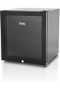 JANO Beverage Refrigerator, 48L Single Glass Door, Black, 1.6 Cubic Feet, Suitable for Drinks and Snacks