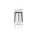 JANO Turkish coffee maker, white and silver color, power 480 watts, capacity 0.3 liters, elegant design and excellent performance