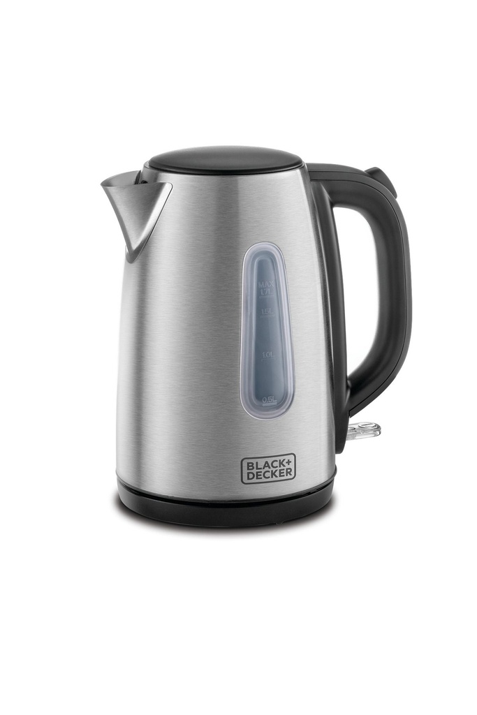 غلاية ماء من بلاك اند ديكر، ستيل، بسعة 1.7 لتر، قوة 2200 واط، تسخين سريع وموثوق