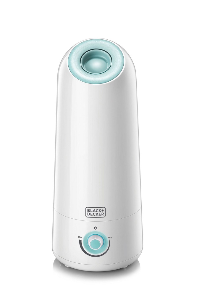 Air freshener from Black & Decker, capacity of 5 liters, power of 250 watts, white color, effective humidification of the place