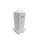 Al Saif electrical connection tower with 10 outlets and 4 USB-C inputs, capacity of 2990 watts, length of 3 meters, high endurance capacity and perfect organization.