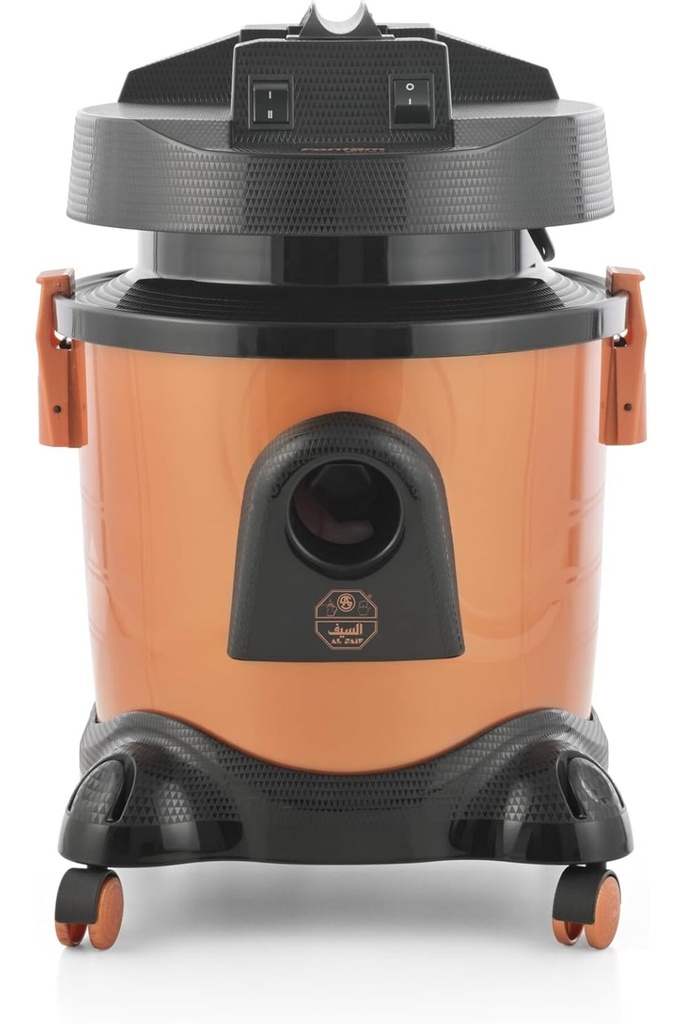 Turkish vacuum cleaner, 1200 watts, black and gold colour, luxurious design and high performance