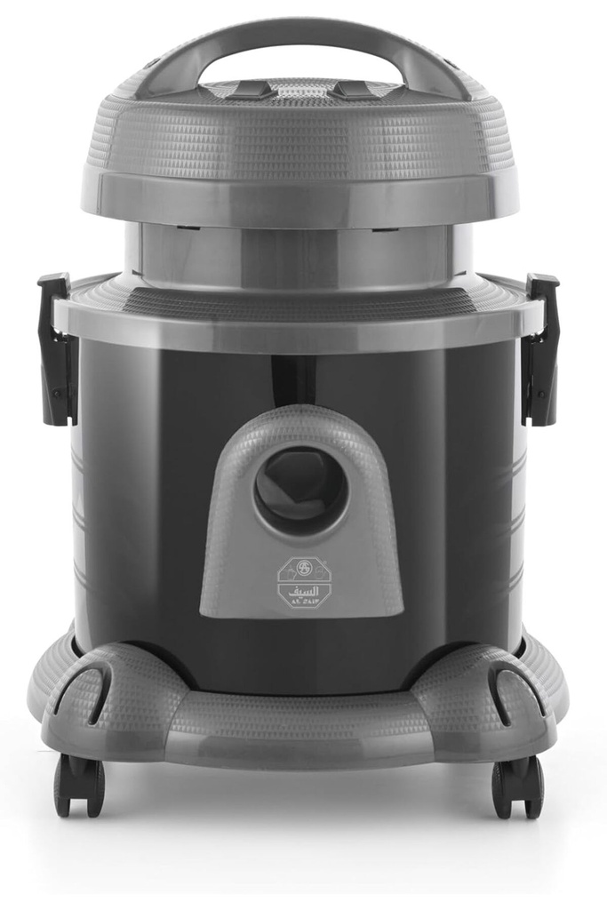 مكنسة تركية بقوة 1200 واط، لون رمادي وأسود، أداء قوي لتنظيف شامل