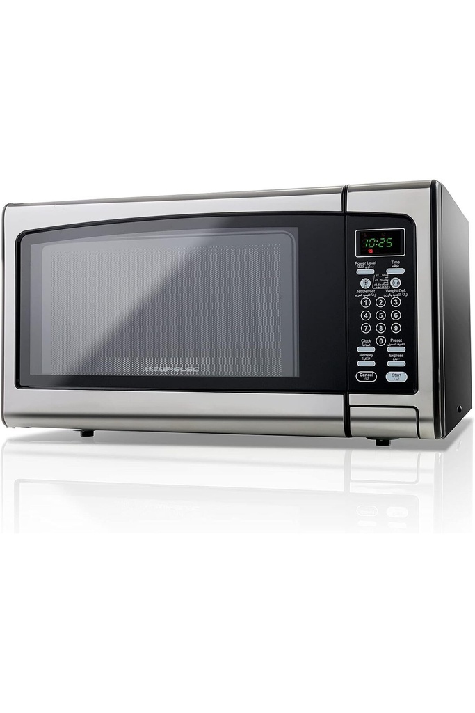 Al Saif Digital Microwave / Auto Cook + Defrost / 10 Power Levels / 99 Minute Timer with Bell / 34 Liters Capacity / 1000 Watts / Color: Black