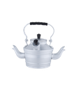 A 1.35 liter pot from Al Saif, practical for serving tea. It features an elegant traditional design and a durable, heat-resistant structure. The color is silver.