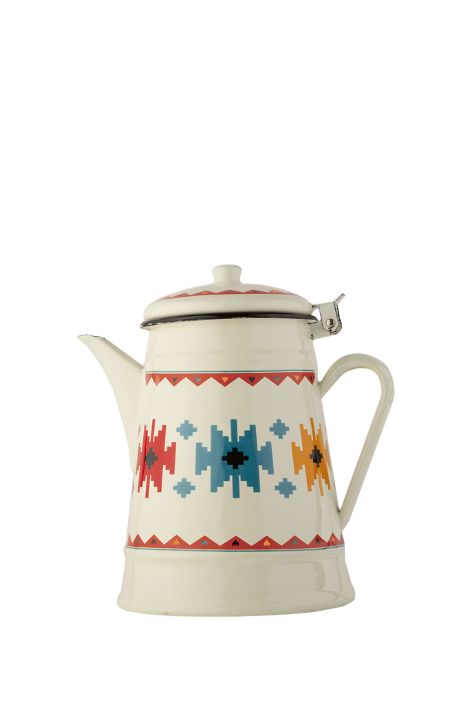 A practical and traditional red vegetable tray from Al Saif, suitable for preparing coffee and tea with ease - 1 liter