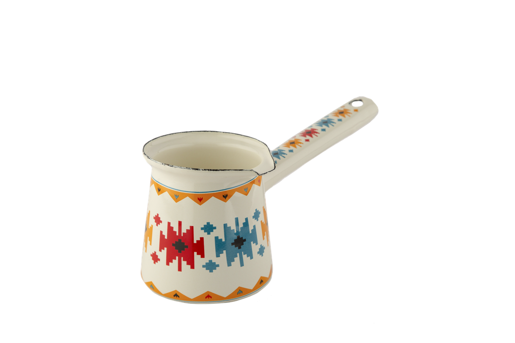 Yellow Ghadhar Rakwa from Al Saif designed to prepare Arabic coffee in an authentic way - 400 ml