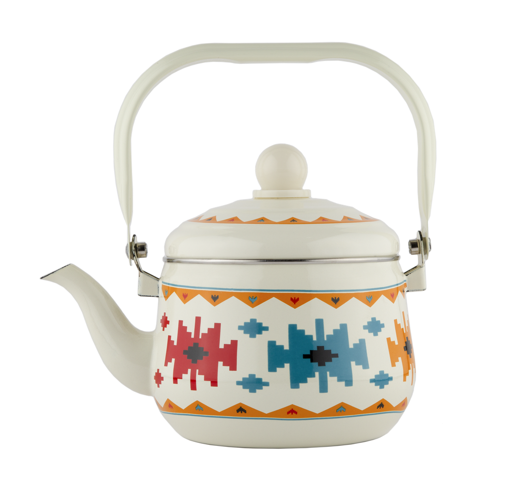 The yellow teapot from Al Saif is durable and elegant, ideal for serving all kinds of tea - 1 liter