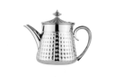 A 35-ounce pot from Al Saif, practical for serving tea. It features an elegant traditional design and a durable, heat-resistant structure. The color is chrome.