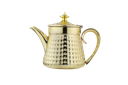 A 13-ounce teapot from Al Saif, practical for serving tea. It features an elegant traditional design and a durable, heat-resistant structure. The color is golden.
