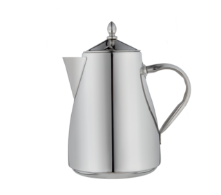 A 1.6 liter holder from Al Saif, practical and traditional, suitable for preparing coffee and tea with ease. The color is silver