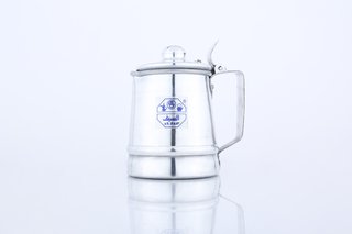 Practical and traditional 14 cm Al Saif holder, suitable for preparing coffee and tea with ease. Silver colour