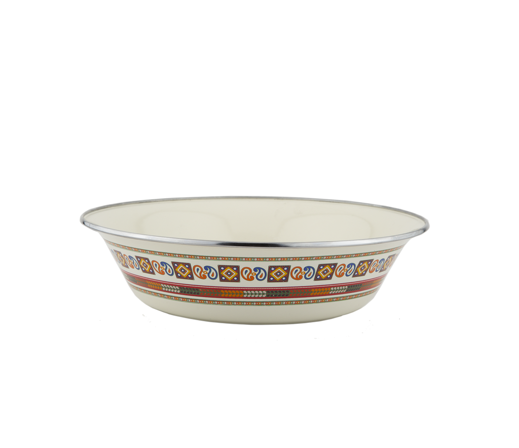 صحن تقديم غضار الخزامي من السيف مثالي لتقديم الأطعمة والحلويات بطريقة مرتبة وجذابة. مناسب للاستخدام اليومي والمناسبات - مقاس 6